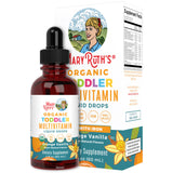 MaryRuth Organics Multivitamin & Multimineral with Iron for Toddlers | USDA Organic | Sugar Free | Multivitamin Liquid Drops for