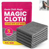 Genie Cloth Magic Cloth,Genie Magic Cleaning Cloth,5Pack