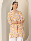 Libas Women'S Cotton Blend Floral Straight Kurtis (29667_Multicolour_Xxl)