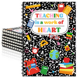 Resurhang 6 Pcs Back to School Teacher Gifts Composition Notebooks Spiral