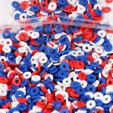 2000pcs Three Colors Clay Beads 6mm for Bracelets Making Flat Round Polymer Clay Bead Heishi Beads for Jewelry Making Earring Br