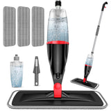 Spray Mops for Floor Cleaning: Hardwood Floor Mop Wet Mop & 3 Washable Pads