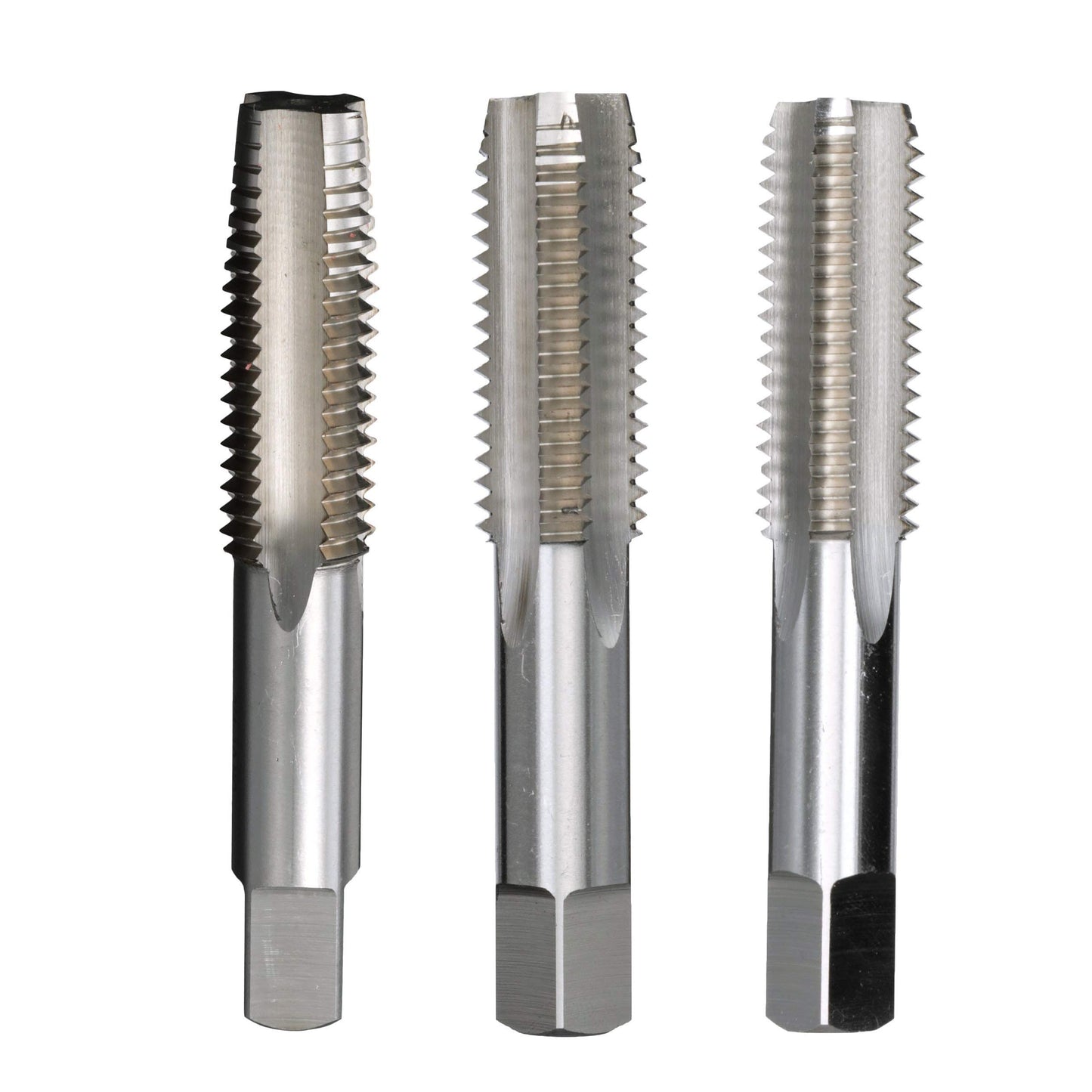 Drill America 3/8''-24 Unf High Speed Steel Left 4 Flute Tap Set