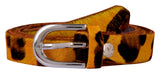 Exotique WomenS Yellow Casual Leather Belt (Bw0016_Yl)L