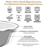 Golden Rabbit Enamelware 3-piece Child Dinner Sets