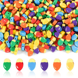 SEPGLITTER 300pcs Christmas Bulbs Polymer Clay Beads, Christmas Spacer Heishi Beads for DIY Crafts Bracelet Necklace Earring Jew