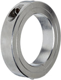 Climax Metals 2C087S T303 Stainless Steel TwoPiece Clamping Collar, 7/8 Bore Size, 15/8 Outside Diameter, 1/428 x 5/8 S