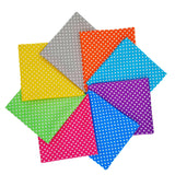 iNee Mini Polka Dot Fat Quarters Quilting Fabric Bundles, Cotton Fabric for Sewing Crafting,18 x22 inches,(Mini Polka Dot)