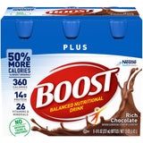 Boost Plus Nutritional Energy Drink, Chocolate, 8 oz, 6 pk
