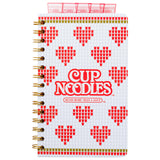 Silver Buffalo Nissin Cup of Noodles Spiral Tabbed Notebook, 8x 5
