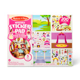 Melissa & Doug Reusable Sticker Pad: Princess Castle - 200+ Stickers And 5 Scenes