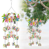GlikCeil Hummingbird Wind Chimes Outside Diamond Art Wind Chimes Diamond Art Suncatchers Hummingbird Diamond Art Kits for Loved