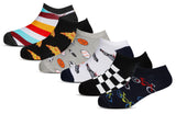 Rc. Royal Class Boys & Girls Low Ankle 100% Combed Organic Cotton Multicolored Kids Socks (Pack Of 6 Pairs)(1012 Years)