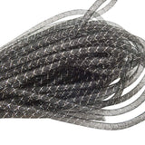 Chenkou Craft Black 12Yards Solid Mesh Tube Deco Flex for Wreaths Crafts (Black, 3/8(8mm))