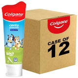 Colgate Kids Toothpaste with Fluoride, Anticavity & Cavity Protection Toothpaste, for Ages 2+, Bluey, Mild Bubble Fruit Flavor,