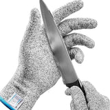 Stark Safe Cut Resistant Gloves, Level 5 Protection, Kitchen Cut Gloves for Meat, Shucking, Fillet, Mandolin Slicing, Carving, 1