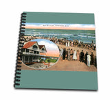 3dRose db_170571_1 Isle of Palms, Charleston, South Carolina Beach Scene Drawing Book, 8 by 8Inch