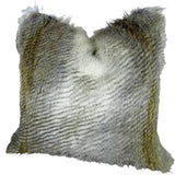 Plutus Brands Plutus Alaskan Hawk Handmade Throw Pillow, 20 X 20, White Gray Beige
