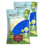 Food to Live Organic Blue Spirulina Powder, 16 Pounds - Non-GMO, Pure Raw Blue-Green Algae Extract, Vegan, Non-Irradiated, Great