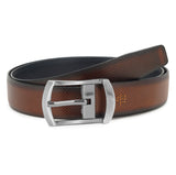 Zacharias MenS Pu Leather Reversible Belt Hikok02 (Brown; Free Size) Pack Of 1