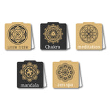 woopme Mandala Art Meditation Pattern Printed Magnetic Bookmark Boys Girls Students Kids Book Lovers Readers Gift Magnetic Page