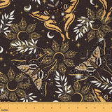 Feelyou Butterfly Fabric by The Yard Kids 5 Yard Animal Upholstery Fabric for Chairs Butterflies Print Waterproof Outdoor Fabric