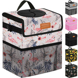 ELONGRIVER Car Trash Can Bin for Back Seat, Leak Proof, Cute Car Trash Bag Hanging, Vehicle Trash Can for SUV Truck Van, Automot