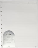 TUL Custom NoteTaking System Discbound Refill Pages, 8.5 x 11 Narrow Ruled, Letter Size, 100 Pages (50 Sheets), White