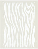 Zebra Repeat Pattern Stencil 8.5 x 11 Durable Quality Reusable Stencils for Drawing Painting Wallpaper Stencil African Ani