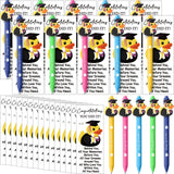 Sinload 24 Sets Graduation Gifts for Students Bulk Class of 2025 Ballpoint Graduation Party Favors for Guests Duck Ballpoint Pen