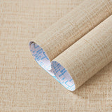 Guvana Grasscloth Peel and Stick Wallpaper Beige Textured Contact Paper Modern Removable Self Adhesive Wall Paper Thicken Fabric