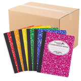 Blue Summit Supplies 48 Composition Notebooks, Wide Ruled, Assorted Colors