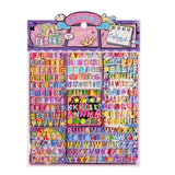 Crackles 400+ A To Z Alphabet Puffy Stickers For Kids | Colorful 3D Letter Stickers For Scrapbooking, School Projects, Journals,