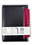 Neelgagan Prism Notebook A5 Laterite Material Round Corner With Pen Holder A5 Notebook P2 (14.8 Cm X 21.0 Cm) Ruled 192 Pages