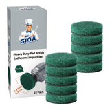 MR.SIGA Heavy Duty Pad Refills for Electric Spin Scrubber