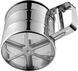 Sukhrup Stainless Steel Flour Sifter, DoubleLayer Mesh Design, Kitchen Powder Screening Tool 1 pcs