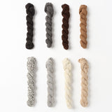 Origins Limited Collection - 100% Baby Alpaca Yarn Wool Set of 8 Hanks (200 Grams) DK Weight Made in Peru Natural Undyed Colors