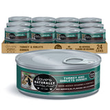 Dave's Pet Food Grain Free Wet Cat Food Gravy (Turkey & Giblets Dinner in Gravy), Made in USA Naturally Healthy Canned, Added Vi