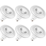 Sunco 6 Pack Outdoor LED Flood Light, Waterproof PAR38 Dusk to Dawn Bulb, 1250 LM, 120W Equivalent 15W, Exterior, Wet-Rated, 500