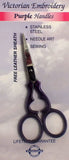 Tooltron Victorian Embroidery Scissors with Purple Handles