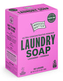Ingredients Matter Powder Laundry Soap - Lavender Scent, Hypoallergenic Detergent, Natural & Eco-Friendly, Plastic Free, Made in