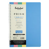 Scholar Prism One Subject Notebook 70 GSM Natural Shade Paper | Wire Bound Spiral Notebook | Weather Resistant Cover | Rounded