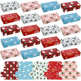 Zhanmai 25 Pcs Christmas Gift Boxes Mailing Small Cases Corrugated Cardboard Boxes Holiday Shipping Cases for Small Business Gif