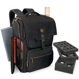 ENHANCE DnD Backpack - RPG DM Bag for Dungeons and Dragons - Travel DnD Bag Organizer fits 6-8 Books Upright, 18 Laptop/DM Scree