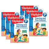 Highlights 9781684372812-6 Learning Fun Workbooks Preschool Tracing and Pen Control, 6/Bundle