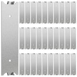 Therwen 70 Pcs Accessories Nail Plate for Wood Studs 6 x 1.5 Inch Metal Cable Protector Plate Safety Furniture Hardware with Poi