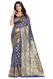 Sugathari Womens Banarasi Saree Pure Kanjivaram Silk Saree Soft new ladies 2023 Design Wear Sarees Latest Cotton Party Sari coll