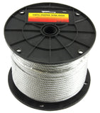 Forney 70453 Wire Rope, Vinyl Coated Aircraft Cable, 250Feetby3/16Inch thru 1/4Inch