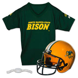 Franklin Sports North Dakota State Bison Kids College Football Uniform Set - NCAA Youth Football Uniform Costume - Helmet, Jerse
