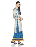 W For Woman Women'S Straight Kurta (17Au17239-65696_Std Ecru_12)